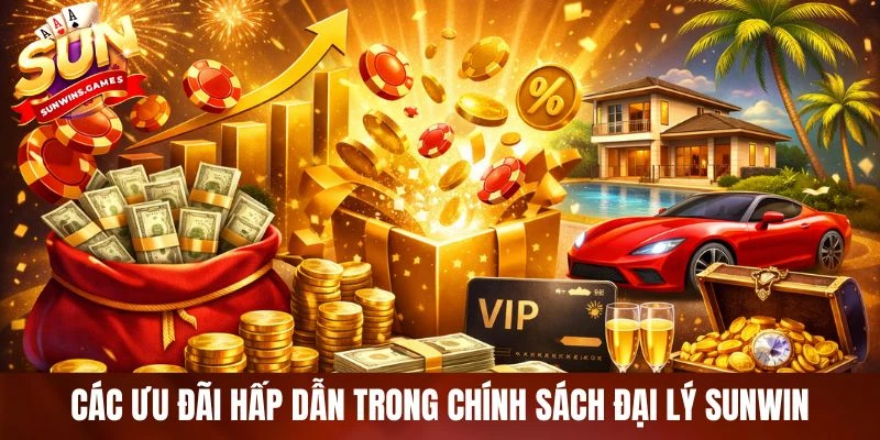 Các ưu đãi hấp dẫn trong chính sách đại lý SUNWIN