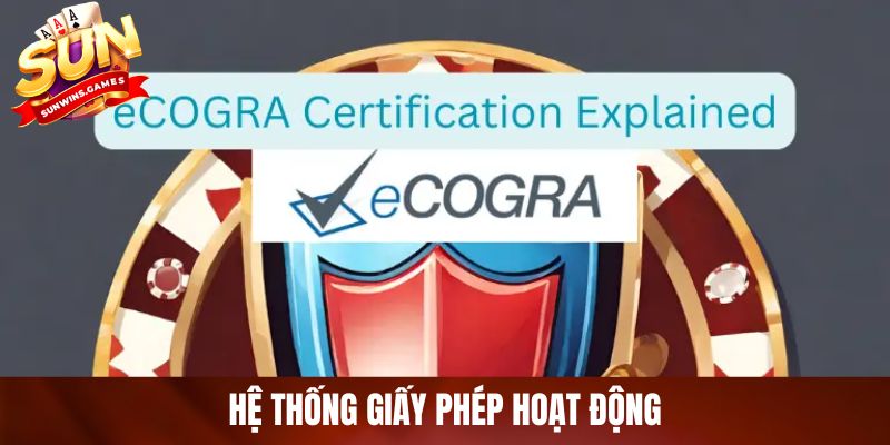 Hệ thống giấy phép hoạt động Hệ thống giấy phép hoạt động
