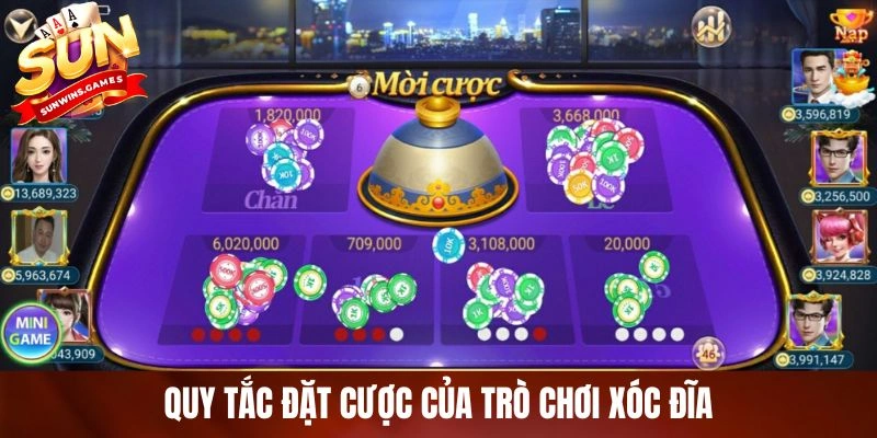 Quy tắc đặt cược của trò chơi xóc đĩa