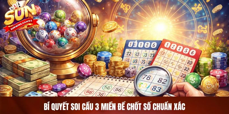 Bí quyết soi cầu 3 miền để chốt số chuẩn xác