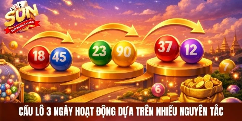 Cầu lô 3 ngày hoạt động dựa trên nguyên tắc pascal- tổng - chạm