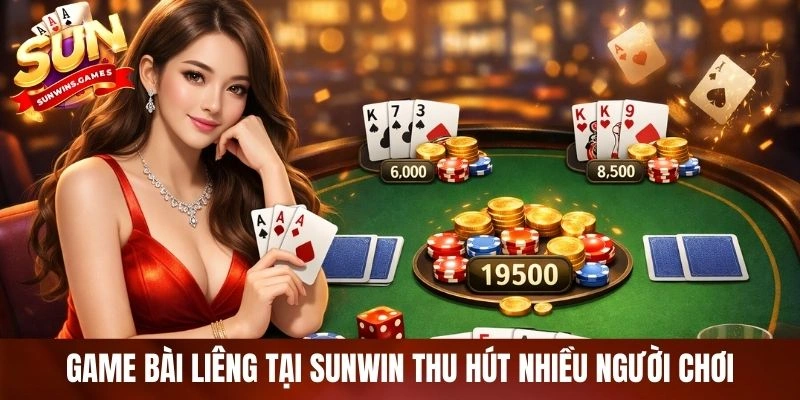 Game bài liêng tại SUNWIN thu hút nhiều người chơi