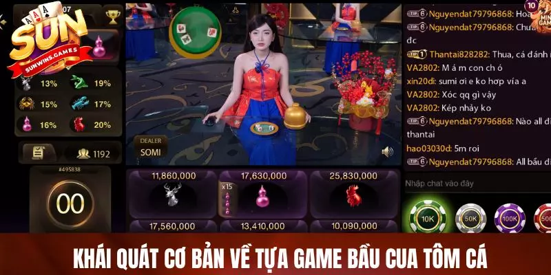 Khái quát cơ bản về tựa game bầu cua tôm cá