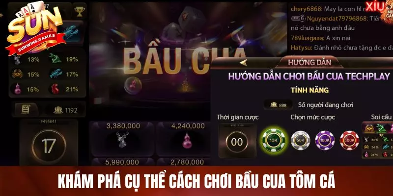 Khám phá cụ thể cách chơi bầu cua tôm cá
