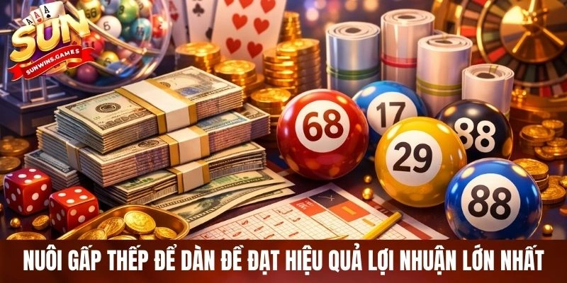 Nuôi gấp thếp để dàn đề đạt hiệu quả lợi nhuận lớn nhất