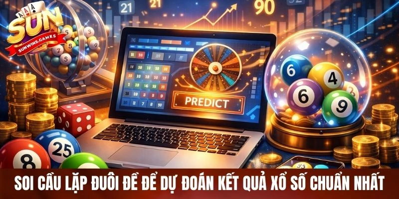 Soi cầu lặp đuôi đề để dự đoán kết quả xổ số chuẩn nhất