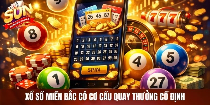 Xổ số miền Bắc có cơ cấu quay thưởng cố định